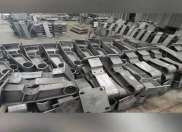 铸铁桥梁牛角护栏支架 铸铁桥梁牛角护栏支架
